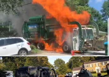 நிறுத்தப்பட்டிருந்த லாரி தீப்பிடித்து எரிந்து நாசம்!