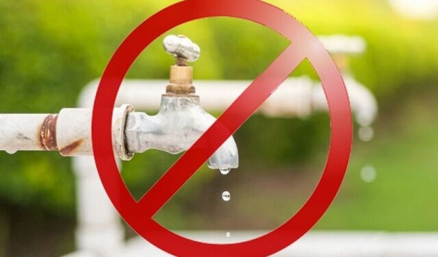 பல பகுதிகளில் இன்று நீர் வெட்டு!