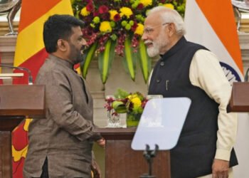 இந்தியப் பிரதமர் நரேந்திர மோடி அநுராதபுரத்திற்கு வருகை