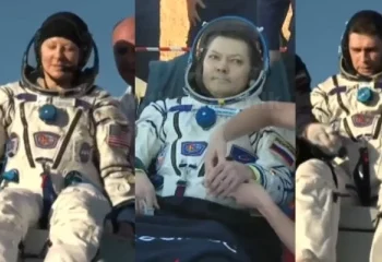 ஆய்வை முடித்து பூமிக்கு திரும்பிய ரஷ்ய வீரர்கள்!