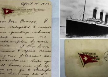 அதிக டொருக்கு ஏலம் போன டைட்டானிக் கப்பல் பயணியின் கடிதம்!