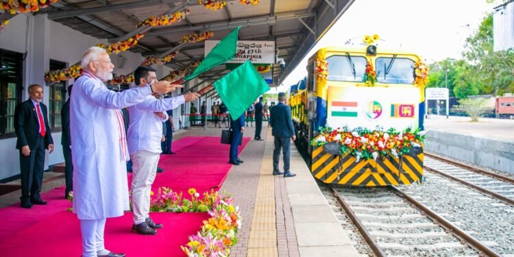 மஹவ – ஓமந்தை ரயில் வீதி ஜனாதிபதி மற்றும் இந்திய பிரதமரால் திறந்து வைப்பு