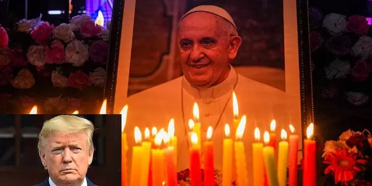 போப் பிரான்சிஸ் இறுதிச்சடங்கில் பங்கேற்கும் டிரம்ப்