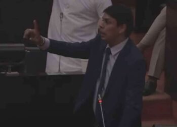 சபையில் இருந்து வௌியேற்றப்பட்டார் அர்ச்சுனா எம்.பி!