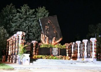 தமிழின அழிப்பு நினைவகத்தை சேதப்படுத்திய விசமிகள்