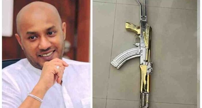 தங்க முலாம் துப்பாக்கி துமிந்த திசாநாயக்க கைது