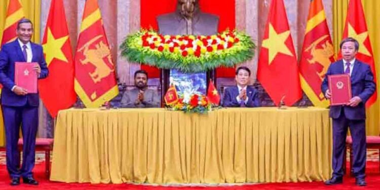 இலங்கை, வியட்நாமுக்கு இடையே நான்கு புரிந்துணர்வு ஒப்பந்தங்கள் கைச்சாத்து