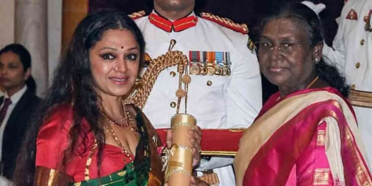 நடிகை ஷோபனாவுக்கு பத்ம பூஷன் விருது