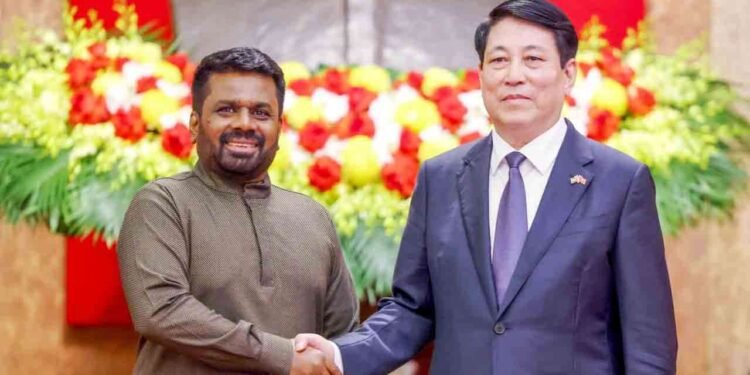 ஜனாதிபதி வியட்நாம் ஜனாதிபதியை சந்தித்தார்