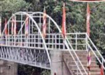 சீதா நதிக்கு மேலே புதிய நடைபாலம் திறப்பு
