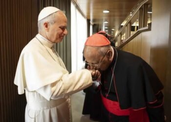 புதிய பாப்பரசரை சந்தித்தார் கொழும்பு பேராயர்மல்கம் கர்தினால் ரஞ்சித்!