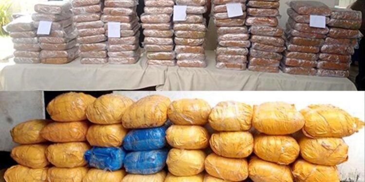 இலங்கைக்கு கடத்த முயன்ற கஞ்சா தொகை பறிமுதல்!