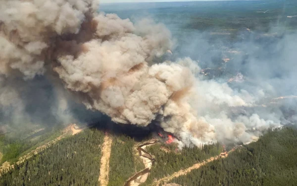 காட்டுத்தீயால் கடுமையாக பாதிக்கப்பட்டுள்ள மூன்று கனேடிய மாகாணங்கள்