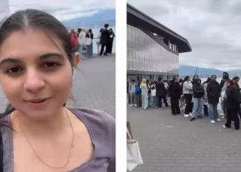 கனடாவில் தொழிலுக்காக நீண்ட வரிசை ; வைரலான இந்தியப் பெண்ணின் வீடியோ