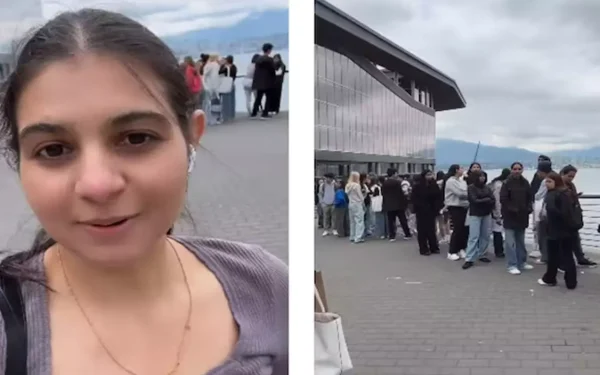 கனடாவில் தொழிலுக்காக நீண்ட வரிசை ; வைரலான இந்தியப் பெண்ணின் வீடியோ