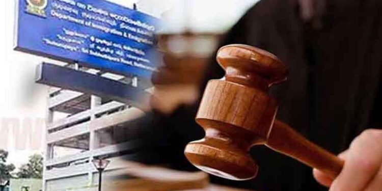 குடிவரவு திணைக்களத்தின் உதவிக் கட்டுப்பாட்டாளருக்கு பிணை