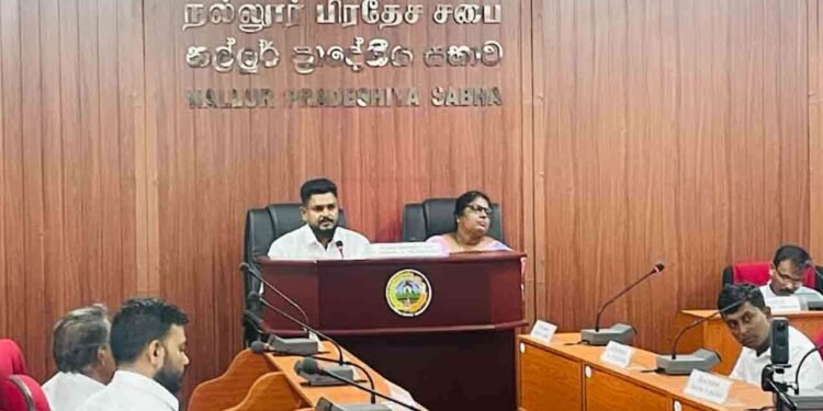 நல்லூர் பிரதேச சபையின் தவிசாளராக மயூரன் ஏகமனதாக தெரிவு!