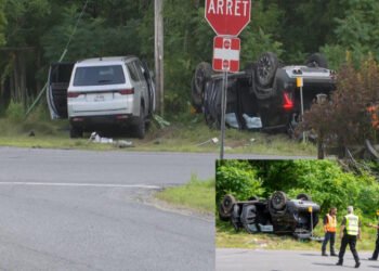 கனடாவில் ஒன்றுடன் ஒன்று மோதிய இரண்டு கார்கள்: தப்பியோடிய புலம்பெயர்வோர்