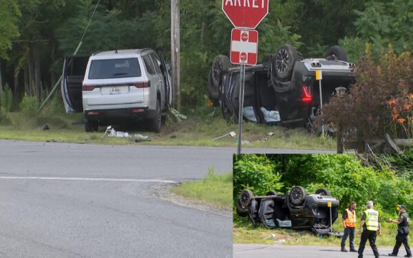 கனடாவில் ஒன்றுடன் ஒன்று மோதிய இரண்டு கார்கள்: தப்பியோடிய புலம்பெயர்வோர்