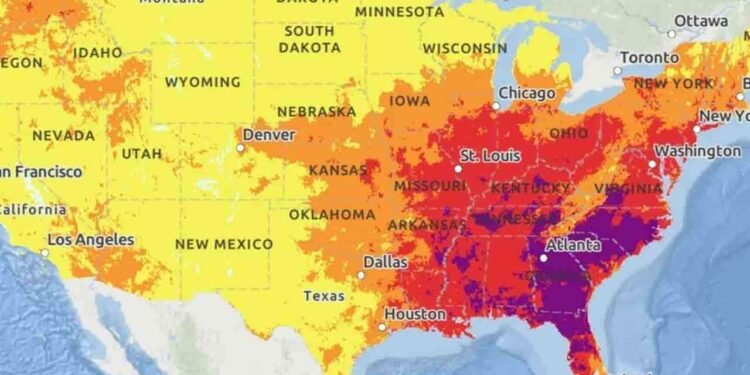 அமெரிக்காவில் 10 கோடி பேரை வெப்ப அலை தாக்கும் – வௌியான எச்சரிக்கை