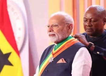 பிரதமர் மோடிக்கு கானா நாட்டின் உயரிய விருது