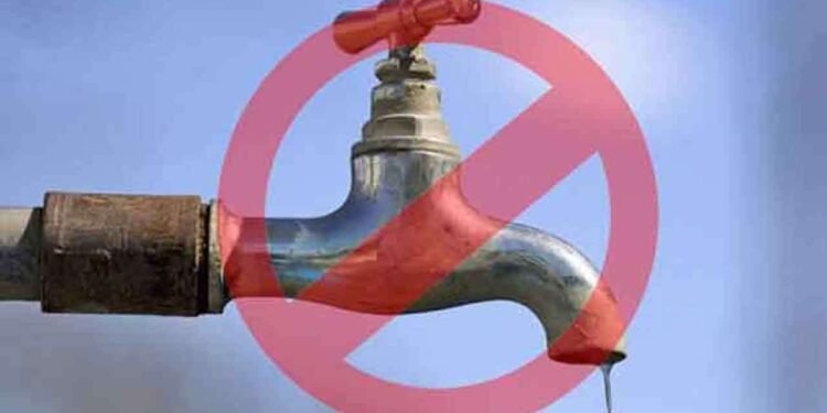 12 மணி நேர நீர்வெட்டு