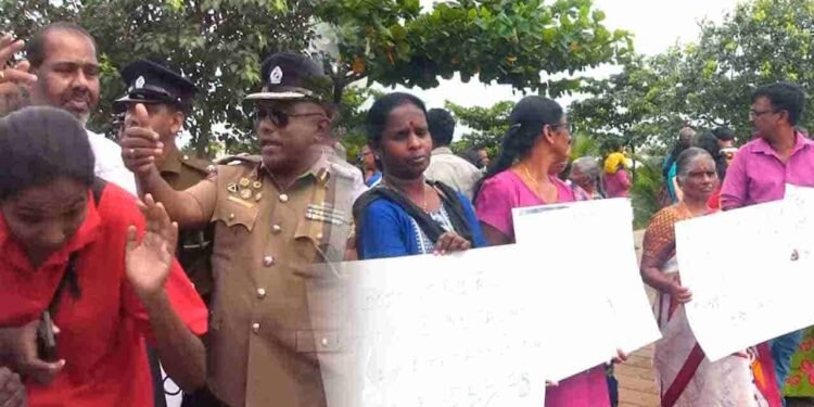 ஜனாதிபதி செயலகத்திற்கு முன்பாக ஆர்ப்பாட்டம்