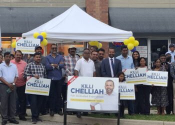 கனடாவின் மார்க்கம் நகர சபை இடைத்தேர்தலில் தமிழர் ஒருவருக்கு குவியும் ஆதரவு