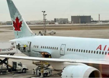 எயார் கனடா விமானப் பயணிகளுக்கான அறிவிப்பு