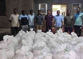 இலங்கைக்கு கடத்தவிருந்த ஒரு டன் சுக்கு பறிமுதல்