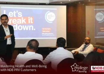 NDB வங்கி வாடிக்கையாளர்களுக்கு ஆரோக்கியம் மற்றும் சமநிலையில் தேர்ச்சி பெறுதல் குறித்த பிரத்தியேக வாழ்க்கை முறை கருத்தரங்கை நடத்தியது