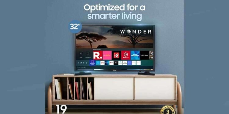 மெல்லிய திரையுடன் சிறந்த பார்வை அனுபவத்தை வழங்கும் Samsung இன் 32 அங்குல HD ஸ்மார்ட் தொலைக்காட்சி அறிமுகம்