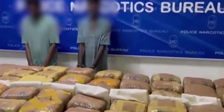 5 கோடி மதிப்புள்ள கேரள கஞ்சாவுடன் இருவர் கைது