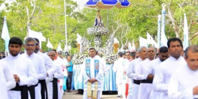 பக்திபூர்வமாக நடைபெற்ற மன்னார் மடு திருத்தலத்தின் ஆவணித் திருவிழா