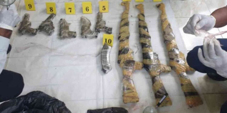 கைப்பற்றப்பட்ட துப்பாக்கிகள் போலியானவை – பொலிஸார் தெரிவிப்பு