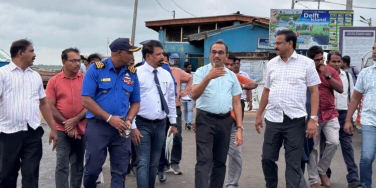 குறிகாட்டுவானுக்கு அமைச்சர்கள் விஜயம்