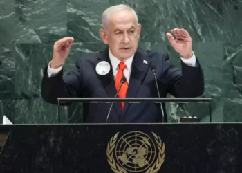 ஐ.நா. மேடையில் மேற்கு நாடுகளை கடுமையாக விமர்சித்த நெதன்யாகு; பேச்சை கேட்க ஆளில்லை