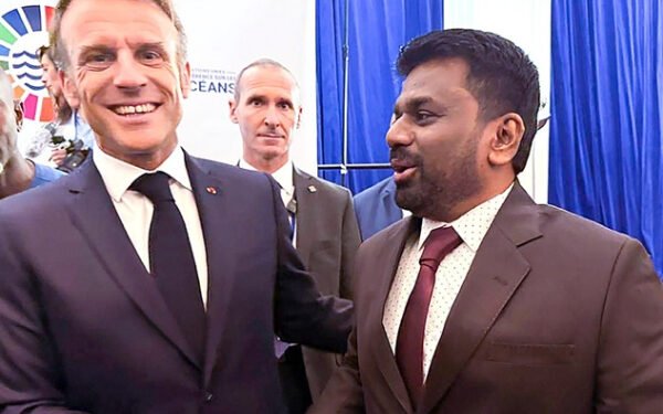 பிரான்ஸ் அதிபர் மற்றும் இலங்கை ஜனாதிபதி சந்திப்பு