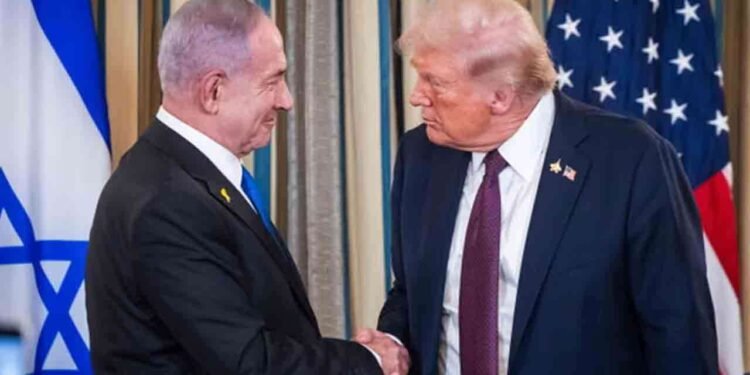 காசா போர் நிறுத்த திட்டத்திற்கு ட்ரம்பும், நெதன்யாகுவும் இணக்கம்