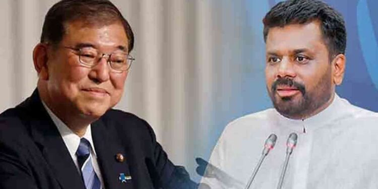 ஜப்பானிய பிரதமரை சந்தித்த ஜனாதிபதி