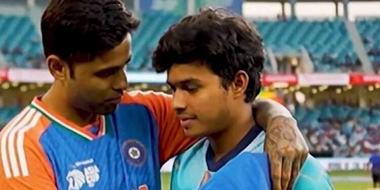 துனித் வெல்லாலகேவுக்கு ஆறுதல் கூறிய சூர்யகுமார்