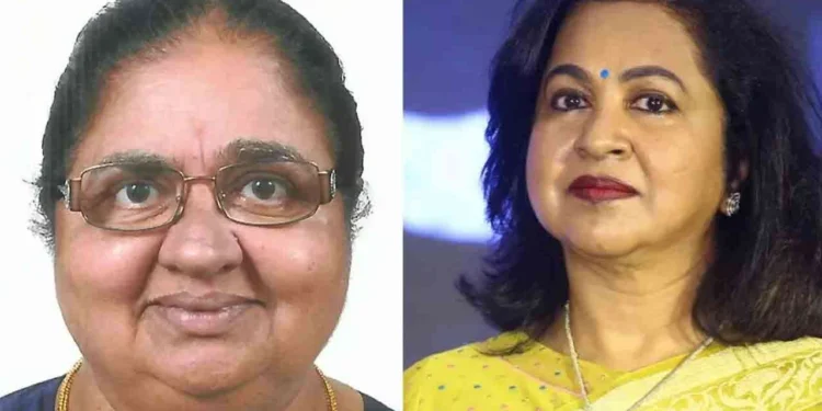 நடிகை ராதிகாவின் தாயார் மறைவு