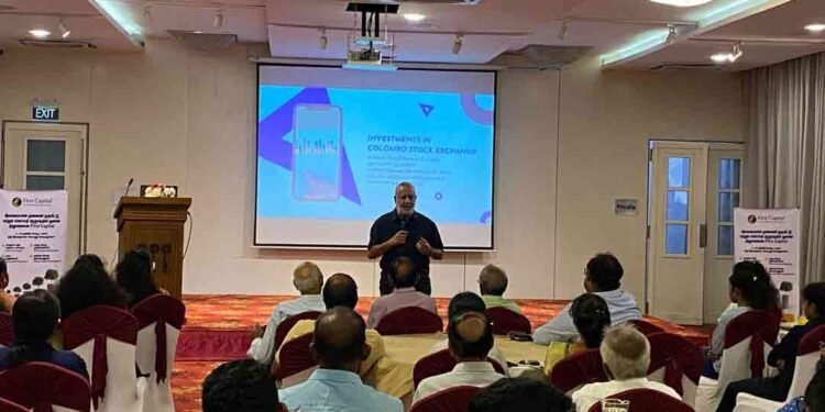 First Capital யாழ்ப்பாணத்தில் நிபுணர்களினூடாக முதலீட்டாளர் விழிப்புணர்வு அமர்வுகளை முன்னெடுத்து நிதிசார் வலுவூட்டலை மேற்கொண்டிருந்தது
