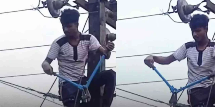 கோபத்தில் இளைஞன் செய்த வேலை!