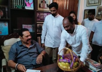 மஹிந்தவை சந்தித்த ஜீவன் தொண்டமான்!