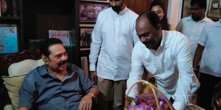 மஹிந்தவை சந்தித்த ஜீவன் தொண்டமான்!