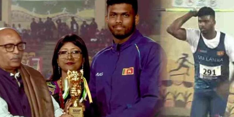 சிறந்த தடகள வீரருக்கான விருதை வென்ற ருமேஷ்!