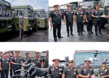 இலங்கை இராணுவத்தால் 76 பயனற்ற வாகனங்கள் புனரமைப்பு!