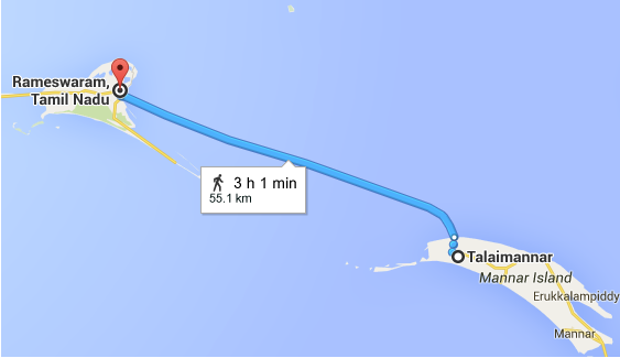 இராமேஸ்வரம் – தலைமன்னார் இடையே புதிய கப்பல் பாதை