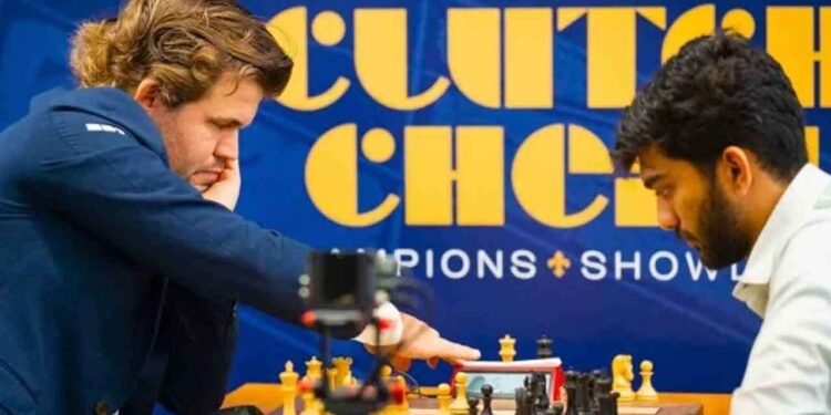 கிளட்ச் செஸ் செம்பியன் பட்டத்தை வென்றார் கார்ல்சன்!
